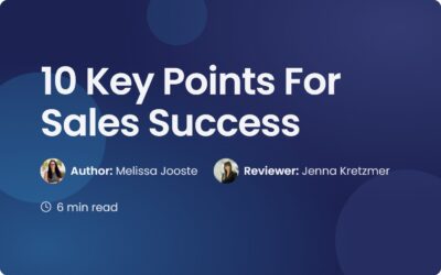 10 Key Points For Sales Success | Strategy Guide