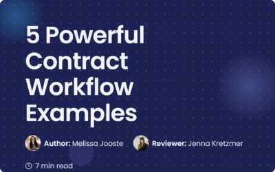 5 Powerful Contract Workflow Examples for Teams