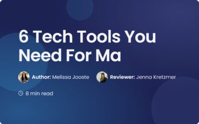 6 Tech Tools You Need For Ma | M&A Software Guide