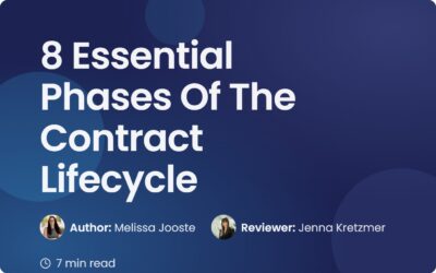 8 Essential Phases Of The Contract Lifecycle Guide