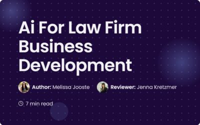 Ai For Law Firm Business Development | Growth Strategies