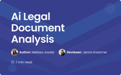 Ai Legal Document Analysis: A Guide for Modern Teams