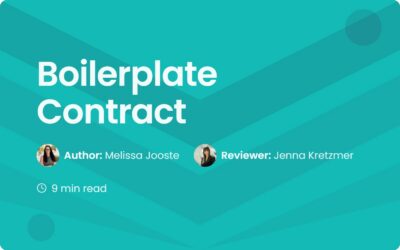 Boilerplate Contract: Definition and Key Terms