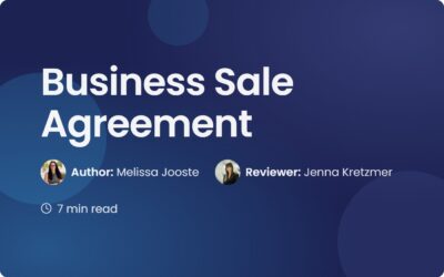 Business Sale Agreement | Contract Corridor