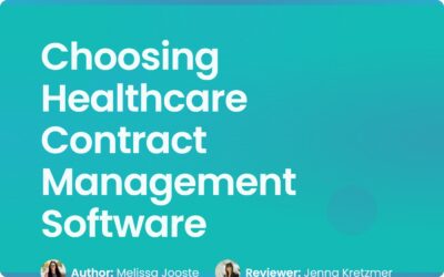 Choosing Healthcare Contract Management Software Guide