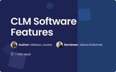 Contract Lifecycle Management Software Features & Guide