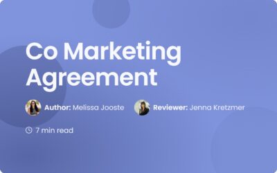 Co Marketing Agreement Guide: Key Terms and Best Practices