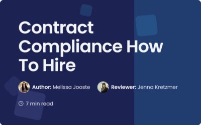 Contract Compliance How To Hire: The Ultimate Guide