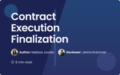 Contract Execution Finalization: A Step-by-Step Guide
