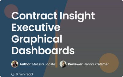 Contract Management Dashboard: Executive Insight Guide
