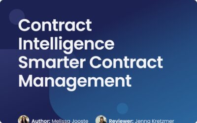 Contract Intelligence Smarter Management Guide