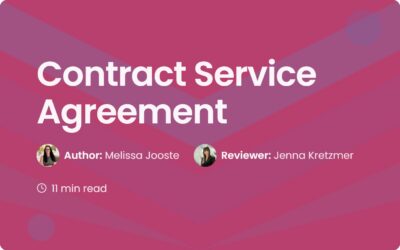 Contract Service Agreement Template | Pro Guide