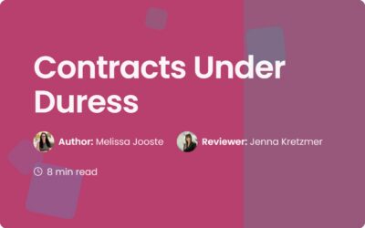 Contracts Under Duress: Guide to Legal Protections