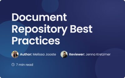 Document Repository Best Practices for Better Efficiency