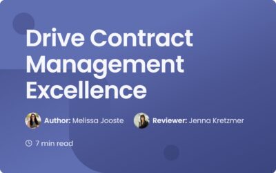 How to Drive Excellence with Contract Management Metrics