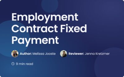 Guide to Employment Contract Fixed Payment Structures
