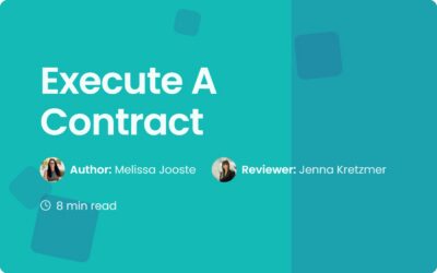 How to Execute a Contract | Contract Corridor Guide