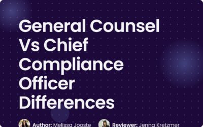 General Counsel Vs Chief Compliance Officer Differences Explained