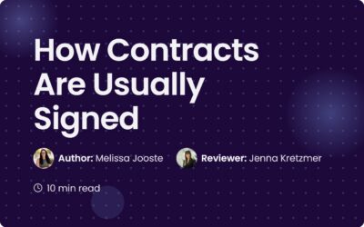 How Contracts Are Usually Signed: A Modern Guide
