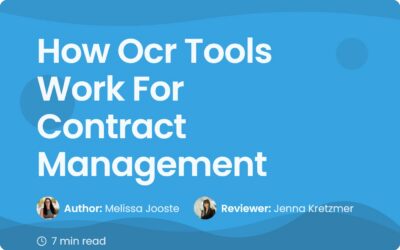 How Ocr Tools Work For Contract Management Guide