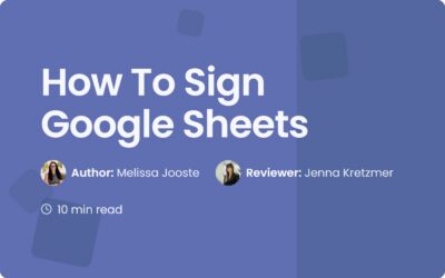 How To Sign Google Sheets | Easy Step-by-Step Guide