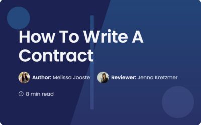 How To Write A Contract: A Step-by-Step Guide