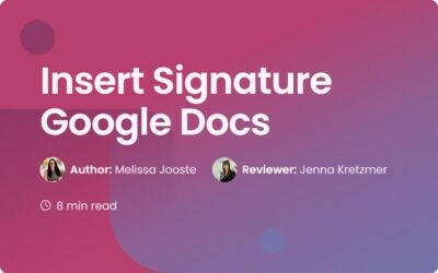 How to Insert Signature Google Docs | Easy Step-by-Step