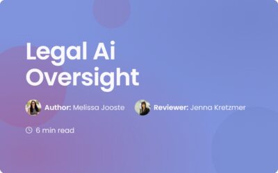 Legal Ai Oversight: A Practical Guide for Modern Law