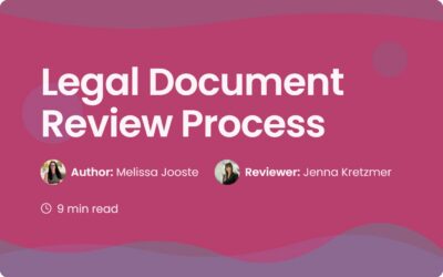 Legal Document Review Process: A Guide for Businesses