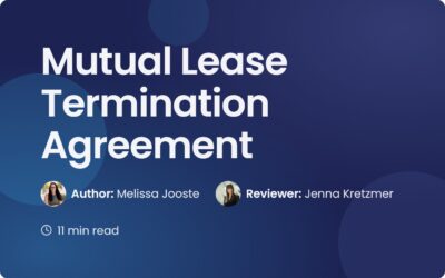 Mutual Lease Termination Agreement Guide | Contract Corridor