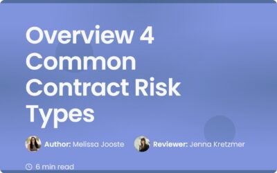 4 Common Contract Risk Types | Contract Corridor