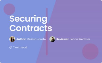 Securing Contracts: A Guide to Data Management Safety