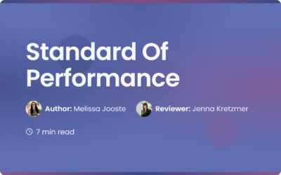 Standard Of Performance: A Guide to Contract Quality