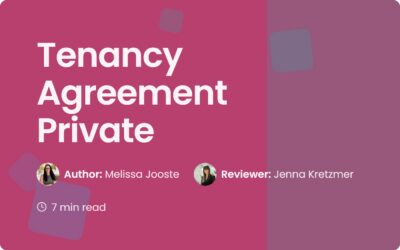 Tenancy Agreement Private: Templates and Legal Tips