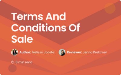 Terms And Conditions Of Sale | Expert Guide & Templates