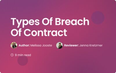 Types Of Breach Of Contract | Business Legal Guide