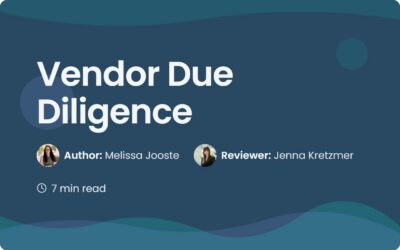 Vendor Due Diligence: A Guide to Third-Party Risk