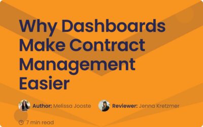 Why Dashboards Make Contract Management Easier
