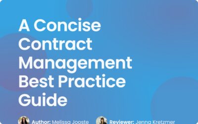 A Concise Contract Management Best Practice Guide