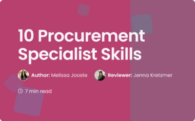 10 Procurement Specialist Skills for Modern Success