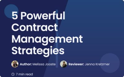 5 Best Contract Management Strategies for Vendors