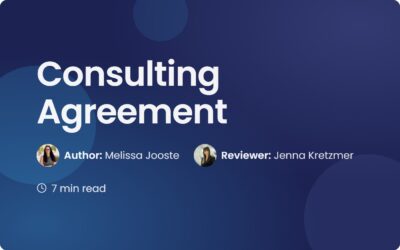 Consulting Agreement Free Template | Contract Corridor