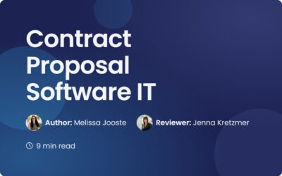 Contract Proposal Software It | Digital Bidding Guide