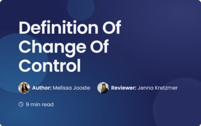 Definition of Change of Control: A Business Guide