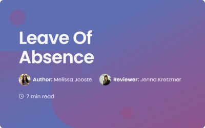 Leave of Absence Guide | Managing Employee Time Off