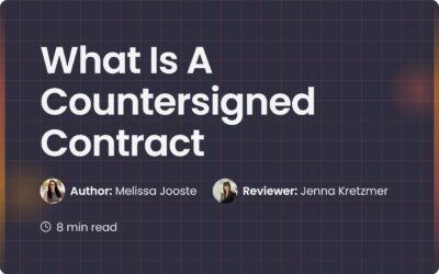 What Is A Countersigned Contract | Legal Guide